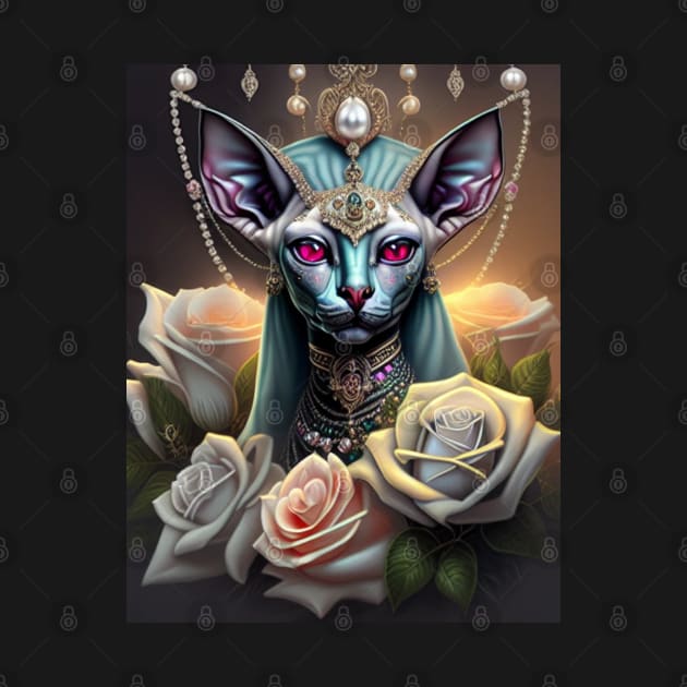 Sphynx Gothic Goddess by Enchanted Reverie