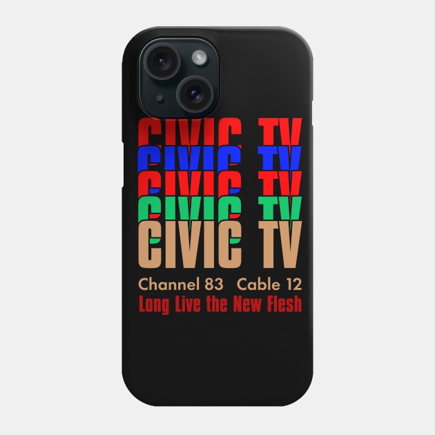 Civic TV Long Live the New Flesh Phone Case by Meta Cortex