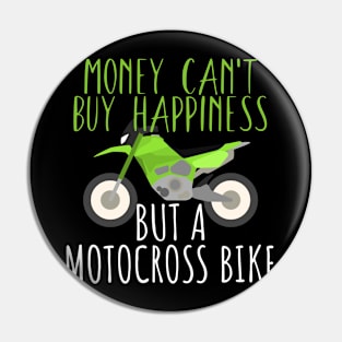 Motocross money happy bike Pin