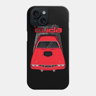 Plymouth Barracuda 1971 - Red Phone Case