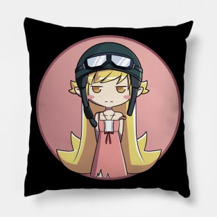 Oshino Shinobu (Monogatari Series) "Pilot Hat" redraw Pillow