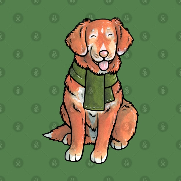 Nova Scotia Duck Tolling Retriever (senior) by animalartbyjess