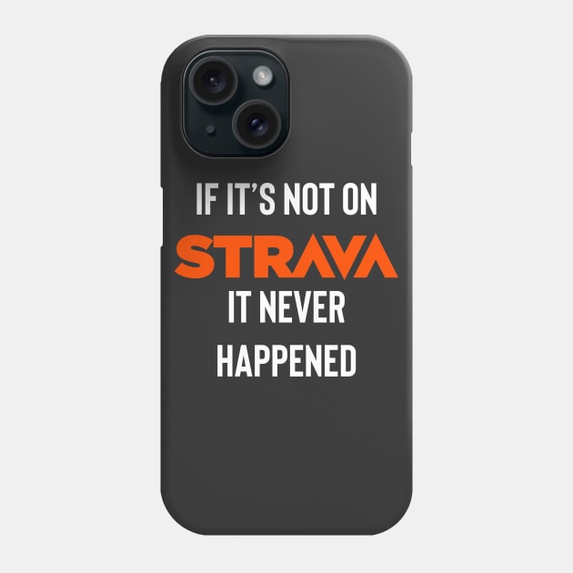 If It's Not On Strava It Never Happened Shirt, If I Collapse Strava Shirt, Strava Running Gift, Cycling Gifts, Strava Gift Phone Case by Raw Designs LDN