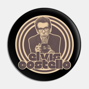 Elvis costelo vintage Pin