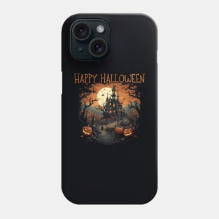 Happy Halloween, castle Phone Case