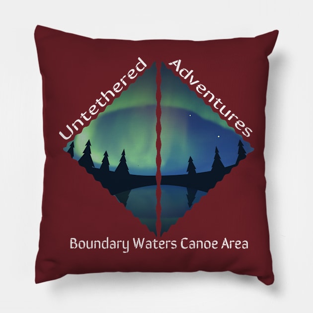 Northern Lights Pillow by Untethered Adventures 