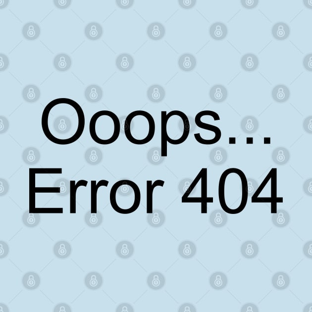 Ooops... Error 404 by PeppermintClover