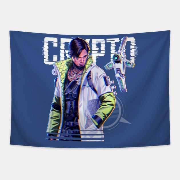 Apex Legends - Crypto Middle T-Shirt Tapestry by trino21