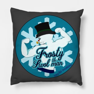 Frosty The SwolMan Pillow