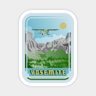 Yosemite Vintage Travel Poster Magnet