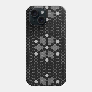 Black Hexy Tiles Phone Case