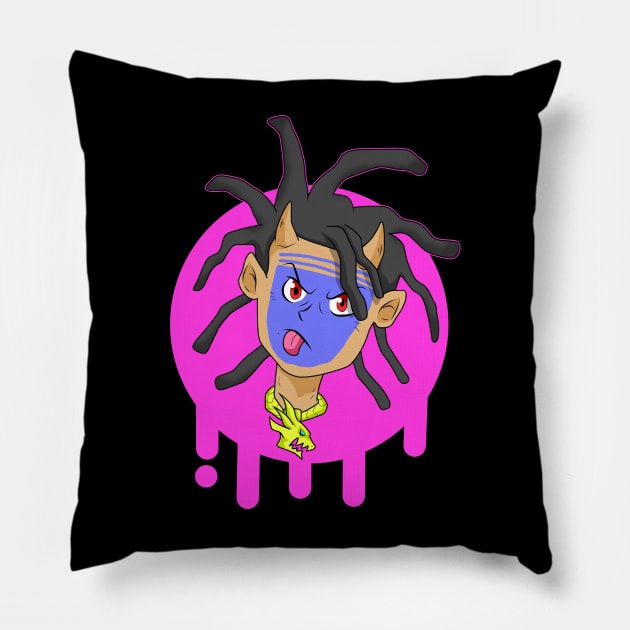 Hard boy Pillow by dedeath