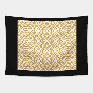 Abstract pattern - bronze and white. Tapestry