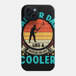 Farmer Dad Like A Regular Dad But Cooler Parents Day Gift Phone Case