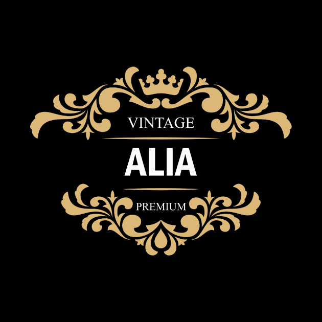 Alia Name by Rizaldiuk