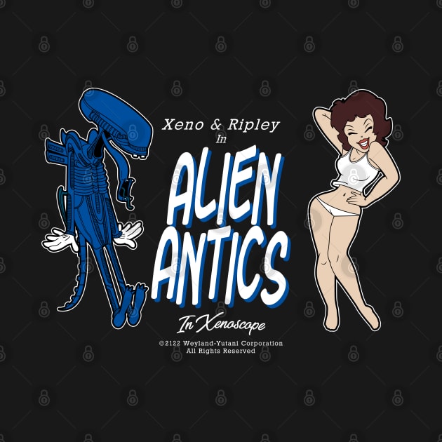 Alien Antics by boltfromtheblue