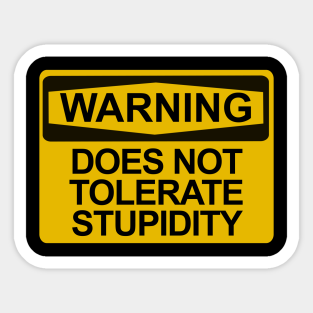 Warning Label Stickers | TeePublic