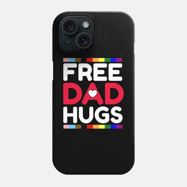 FREE DAD HUGS Phone Case by David Hurd Designs