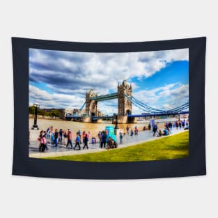 Tower Bridge Over The River Thames, London Tapestry