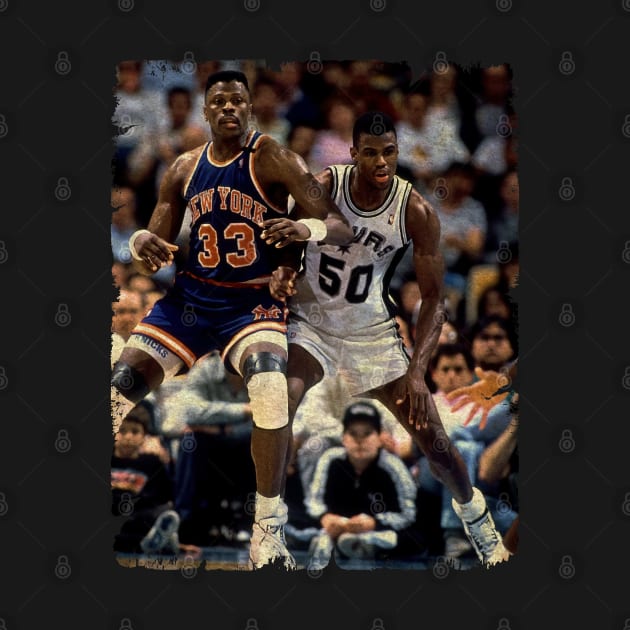 Patrick Ewing vs David Robinson by Wendyshopart