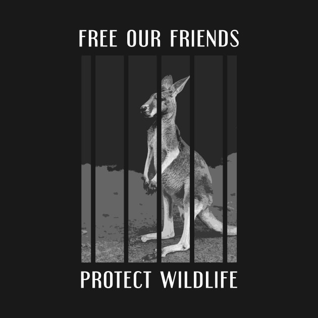 free our friends - kangaroos by Protect friends