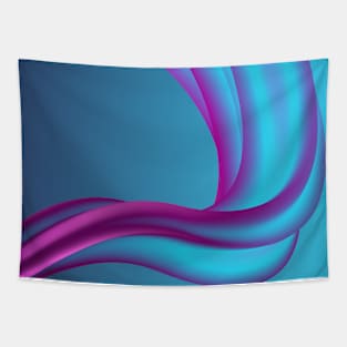 Modern blue purple gradient Tapestry