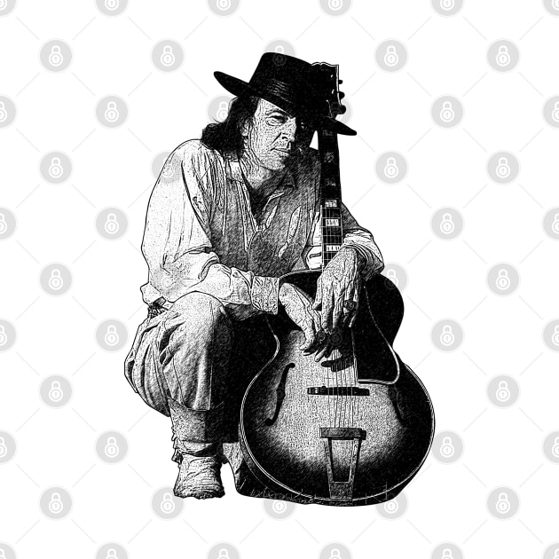 Retro Stevie Ray Vaughan by tykler