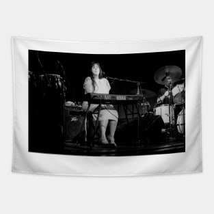 Laura Nyro BW Photograph Tapestry