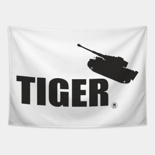 The Tiger tank kind of jumps Tapestry