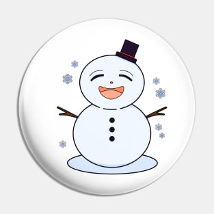 Snowman Pin