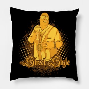 Cool Illustration Gangster Boss Pillow