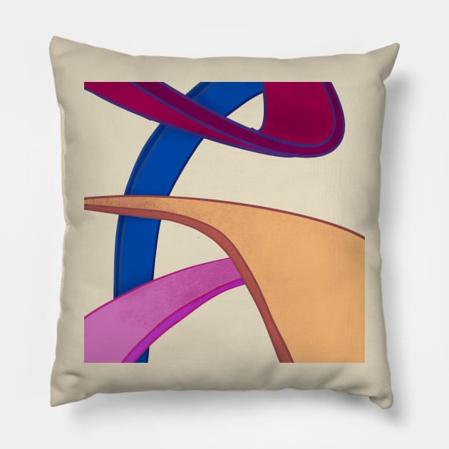 Complex Path Pillow by AKartwork