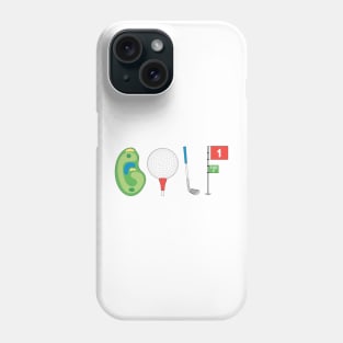 Sport Golf name Golf ball Golf course golf flag putter Phone Case