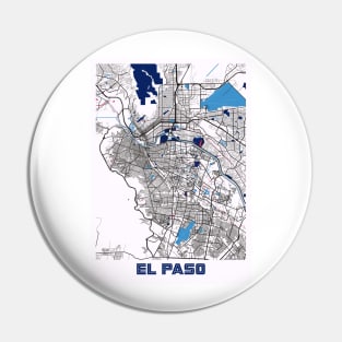 EL Paso - United States MilkTea City Map Pin
