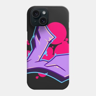 Letter L - Graffiti Street Art Style Phone Case