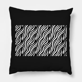 Zebra stripes pet bandana Pillow