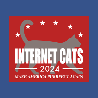 Cats of the Internet 2024 - Make America Purrfect Again T-Shirt