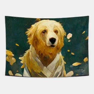 A Jedi dog Tapestry