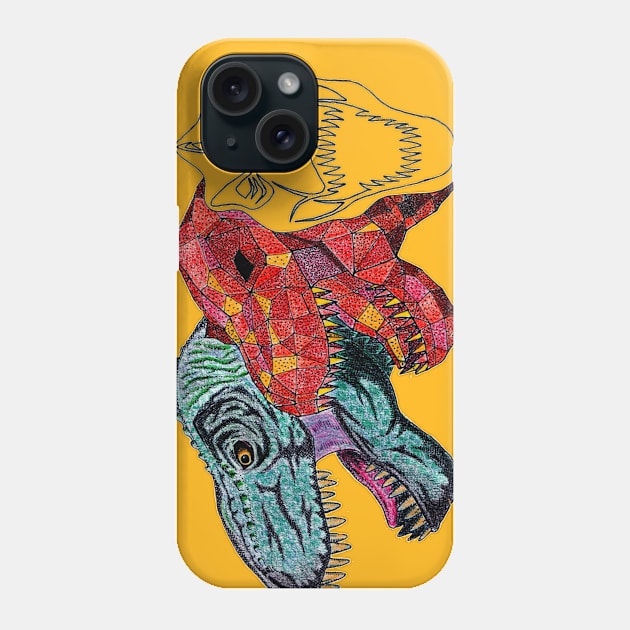 T-Rexwerk Phone Case by Gus the little guy