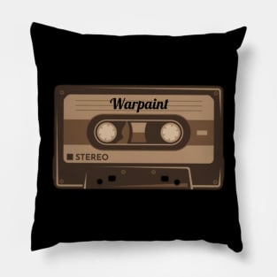 Warpaint / Cassette Tape Style Pillow