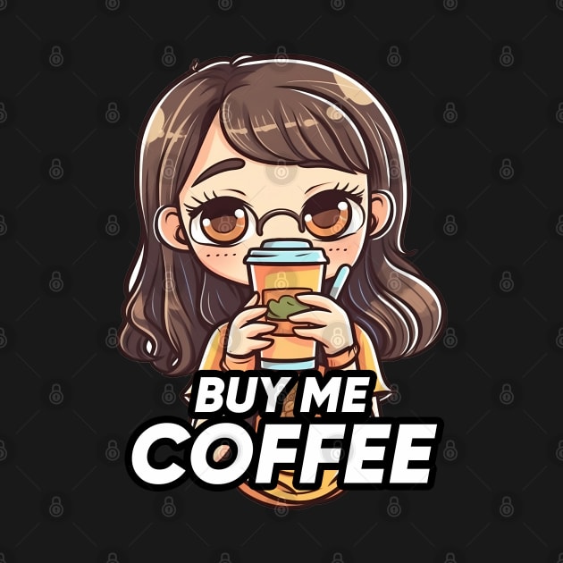 Cute coffee girl by AestheticsArt81