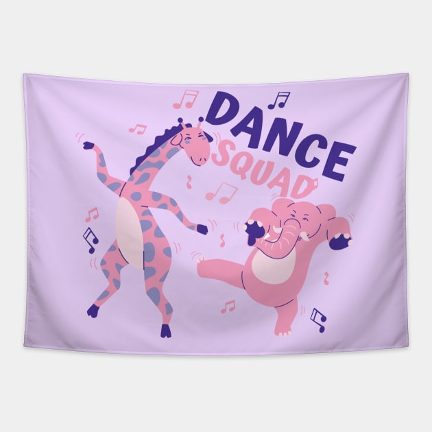 Dance Squad Tapestry by ltscrtns Designs