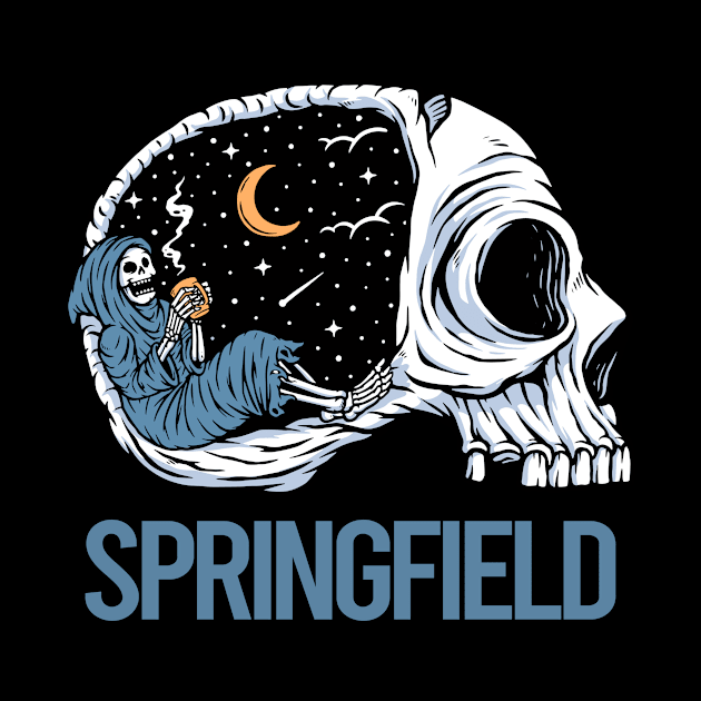 Chilling Skeleton Springfield by flaskoverhand