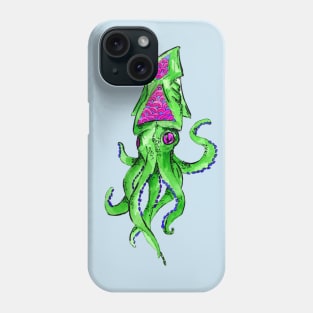 Green Octopus Phone Case