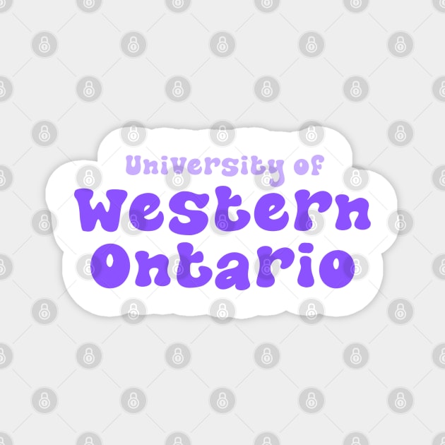 University of Western Ontario Magnet by stickersbyjori