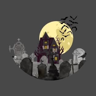 Halloween graveyard T-Shirt