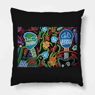 Sugar Skull Spirits 2 Pillow