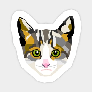 WPAP cat face Magnet