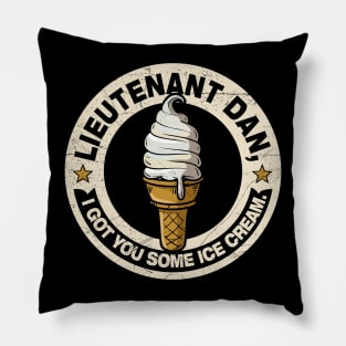 Lieutenant Dan Ice Cream Pillow