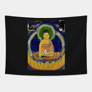 Ratnasambhava - yellow Buddha of the south Tapestry